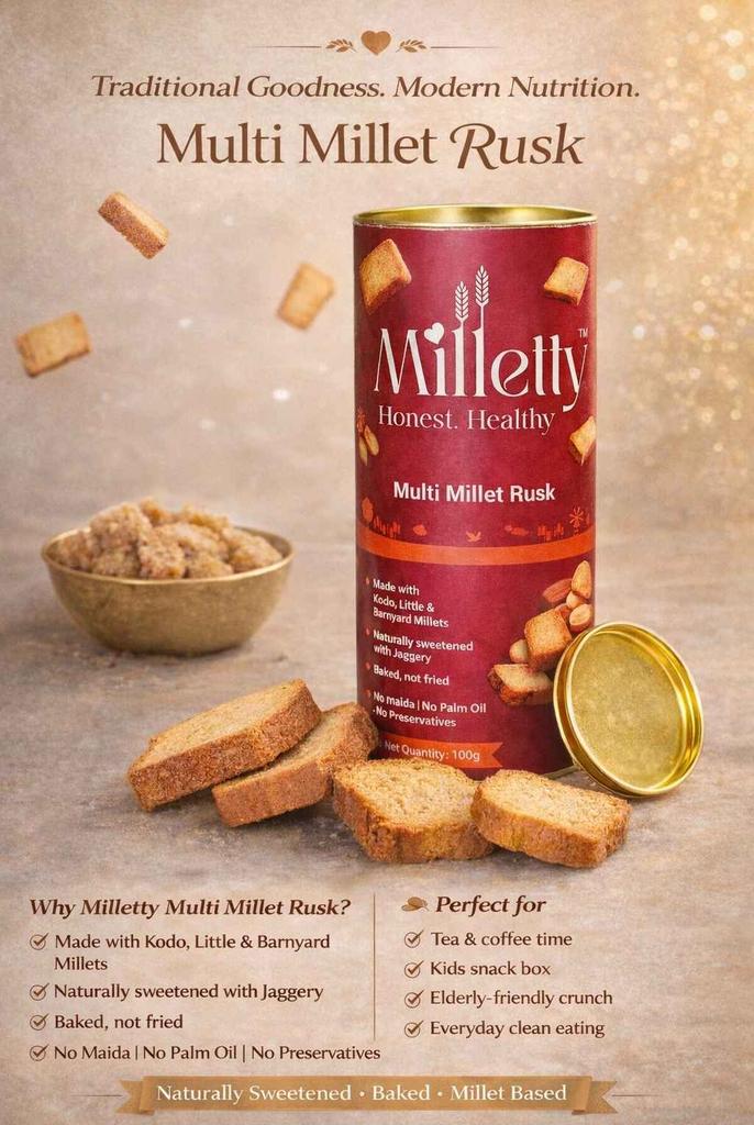 Multi Millet Rusk (Canister)