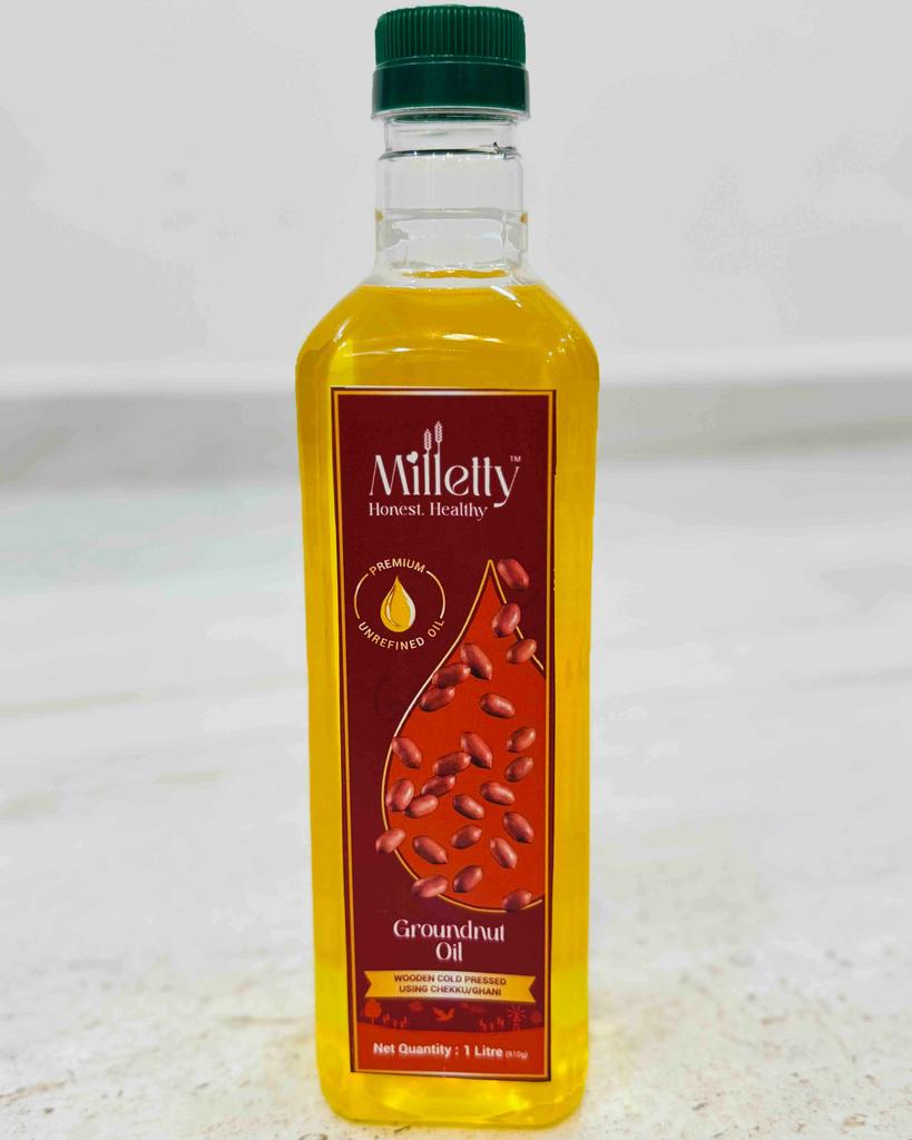 Woodpressed Groundnut Oil 1 litre